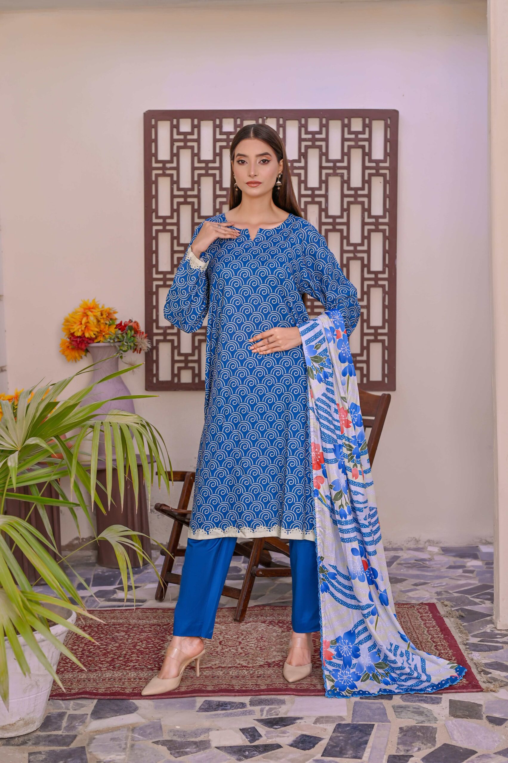 BLUE FLAX 3 PIECE